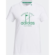 AD23SS NMJ59 HS9027 WH J/L [ゴルフシャツ レディース PG グラフィックS/Sモックネックシャツ WH J/L ホワイト]