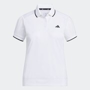 AD23SS NMJ50 HS6991 WH J/L [ゴルフシャツ レディース ファブリックミックス S/Sポロシャツ 半袖 J/L ホワイト]
