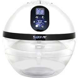 SY-071-WH [バイオナースボール 空気清浄機 UV除菌 アロマ付属 LEDライト搭載 気化式 フィルター交換不要 ホワイト]
