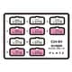 C24-B4 1/24 原付用図柄ナンバープレート （御殿場市・富士市・富士宮市・裾野市・小山町） [プラモデル用パーツ]