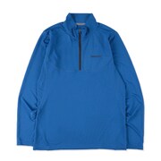クライムスピードロングスリーブジップ Climb Speed L/S Zip TSSMC214 090 ブルー XLサイズ [アウトドア カットソー メンズ]