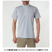 クライムスピードショートスリーブジップ Climb Speed S/S Zip TSSMC215 046 グレー Sサイズ [アウトドア カットソー メンズ]