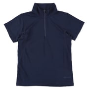 ウィメンズ クライムスピードショートスリーブジップ W's Climb Speed S/S Zip TSSWC215 004 ネイビー XLサイズ [アウトドア カットソー レディース]