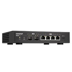 QNAP QSW-2104-2S 10GbE スイッチングハブ QSW-2104-2S | A plug & play switch featuring 10GbE and 2.5