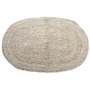 プレイドジュート マット オーバル BRAIDED JUTE MAT 600×900 OVAL T19-0068S/NT