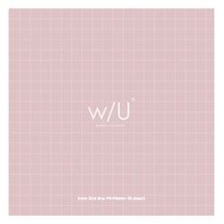 WU/ノート付箋 スクエア/シェルピンク WU-FSTN-S-P