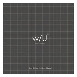 WU/ノート付箋 スクエア/スモーキーブラック WU-FSTN-S-D
