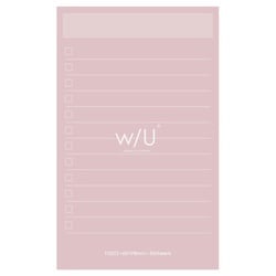 WU/ノート付箋 スリム/シェルピンク WU-FSTN-R-P