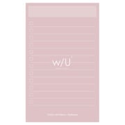 WU/ノート付箋 スリム/シェルピンク WU-FSTN-R-P