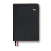 【限定】2023年4月始まり Appoint(アポイント) ダイアリー 1週間バーチカル A6 ブラック E8826