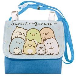 キャラクターグッズ K6465B すみっコぐらし ポケットポーチ ブルー