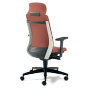 べネス 事務イス 布張り バイカラーフレーム エキストラハイバック 樹脂脚 アジャスト肘 コーラルピンク KD-BN512SL PK