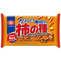 亀田の柿の種 6袋詰 180g