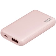EXHEART コンパクトモバイルバッテリー 2500mAh 入力(microUSB×1) 出力(USB-A×1) ピーチ EX-EMB-C2500PK