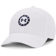 UAジョーダンスピース ツアー アジャスタブル ハット UA Jordan Spieth Tour Adj Hat 1361544 103 White/Midnight Navy [ゴルフ 帽子 メンズウェア]