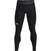 ヒートギアアーマー レギンス HG Armour Leggings 1361586 BLK/WHT(001) XXLサイズ [ランニングウェア レギンス メンズ]