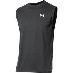 テックスリーブレスシャツ メンズ フィットネス ノースリーブ Black/White（001） XXLサイズ 1367452