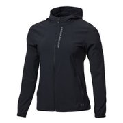 UAアウトランザストーム ジャケット OUTRUN THE STORM JKT 1377043 Black(002) MDサイズ [ランニングウェア ジャケット レディース]