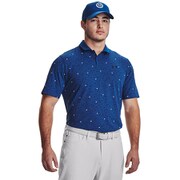 UAアイソチル ポロ (エッジ) UA Iso-Chill Edge Polo 1377365 471 BMG/MDN/MDN MDサイズ [ゴルフ ポロシャツ メンズウェア]