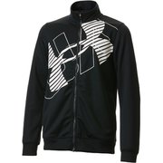 UAトラックジャケット UA TRACK JACKET 1378276 Black/White(001) YMDサイズ [アウトドア ジャケット キッズ]