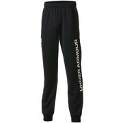 UAトラックパンツ UA TRACK PANTS 1378277 Black/White(001) YMDサイズ [アウトドア パンツ キッズ]