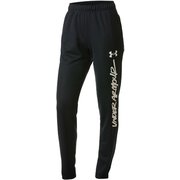 UAトラックパンツ UA TRACK PANTS 1378281 Black/White(001) YLGサイズ [アウトドア パンツ キッズ]