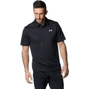 UAポロ UA POLO 1378369 001 Black LGサイズ [フィットネス 半袖シャツ メンズ]