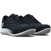 UAフロー ベロシティ ウインド2 UA W FLOW Velociti Wind 2 3024911 Black/Black/White(003) 23.5cm [ランニングシューズ レディース]