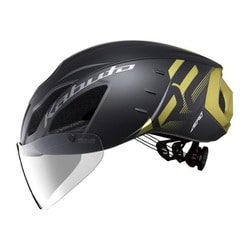 自転車ヘルメット AERO-R2 G-1 マットブラックゴールド S/Mサイズ（55～58cm）