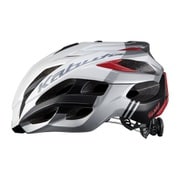 自転車ヘルメット VOLZZA G-2 ホワイトレッド S/Mサイズ(55~58cm)