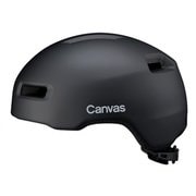 自転車ヘルメット CANVAS-CROSS マットブラック M/Lサイズ（57～59cm）