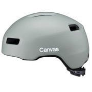 CANVAS-CROSS マットライトグレー M/Lサイズ（57～59cm） [自転車ヘルメット]