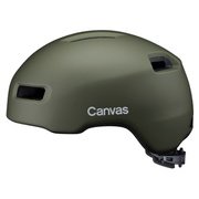 自転車ヘルメット CANVAS-CROSS マットオリーブ M/Lサイズ(57~59cm)