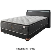 ベッドフレーム ヴェイル Vail DC(ダブルクッション脚タイプ) ダークブラウン/ブラック セミダブル SD-DCSBK-K