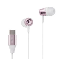 USB Type-C カナル型 イヤホン ピンク HP-NEL11CP