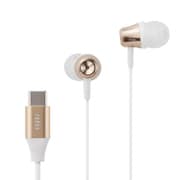 USB Type-C カナル型 イヤホン ゴールド HP-NEL11CN