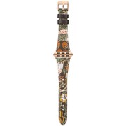 CWBWM-AW02STB [モリスデザインウォッチバンド for Apple Watch （41/40/38mm） いちご泥棒（ブラウン）]