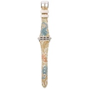 CWBWM-AW02IRI [モリスデザインウォッチバンド for Apple Watch （41/40/38mm） アイリス（アイボリー）]