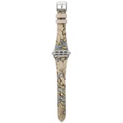 CWBWM-AW02PMB [モリスデザインウォッチバンド for Apple Watch （41/40/38mm） ピンパネル（ベージュ）]