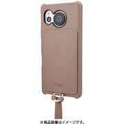 CSSSH-AQ11TPE [Shrink PUレザー ショルダーストラップケース for AQUOS sense7 トープ]
