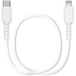 C to Lightning柔らかケーブル PD対応 0.5m WH R05CACL3A02WH