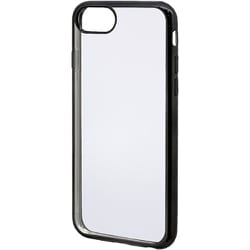 7429IP247TP [iPhone SE（第3世代）/SE（第2世代）/8/7/6s TPUメタルフレームケース BK]