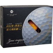 ゼウスインパクト3 オレンジ ダース（12球入り） [ゴルフボール 1ダース 12球入り]