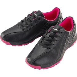 WBSL-2390 BK 24.5 [ウイルソンベア レディース スパイクレスシューズ ブラック 24.5cm]
