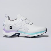 23 WO ハイパーフレックス ボア WT/PL W24.5 [ゴルフシューズ レディース FJ ハイパーフレックス BOA W24.5cm ホワイト/パープル]