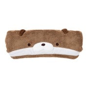 アニマルきゅうそくタオル ヘアバンド カワウソ 17812-32