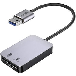 USB3.2 Gen1対応 Type-A接続 SD＋microSDカードリーダー グレー FCR-CU02SDGY