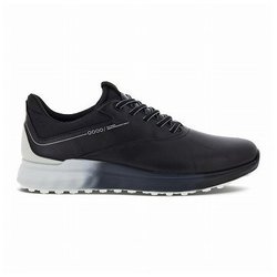 ECCO ブラック スパイクレスゴルフシューズ 40 ecco S-THREE エコー（ecco）（メンズ）スパイクレスゴルフシューズ S-THREE