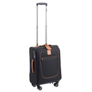 スーツケース Original Stratic 機内持込 軽量 ドイツ製 ファスナータイプ/ 旅行目安:1泊~3泊 容量:35L PC収納 双輪キャスター 本革 3-9898-55-001 ブラック