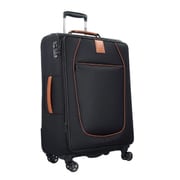 スーツケース Original Stratic 拡張タイプ 旅行日数目安:4~7泊 65L/拡張時74L 双輪キャスター 本革 中型 軽量 ドイツ製 ファスナータイプ ブラック 3-9898-65-001